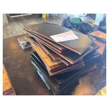 LARGE LOT - MENU BOARDS. CHECK PRESENTERS.ETC