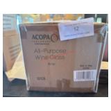 CASE - (12) ACOPA 16 OZ WINE GLASSES - NEW