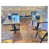 (2) 24 X 30 DINING TABLES