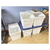 LOT - (5) INGREDIENT BINS