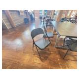 LOT - (12) METAL FOLDING TABLES