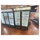 NICE!!!  2 DOOR DISPLAY FREEZER