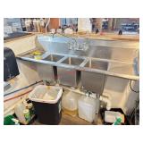 3 COMPARTMENT COMPACT SINK