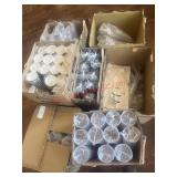 LARGE LOT - ASSORTED CUPS AND CONTAINERS