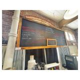 CUSTOM CHALK BOARD SIGN