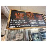 CUSTOM WOODEN 'CHALK BOARD' SIGN