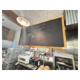 WOODEN CHALK BOARD SIGN