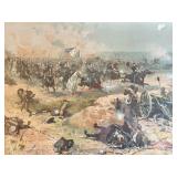 SHERIDAN'S CHARGE WINCHESTER - AMERICAN LITHOGRAPH