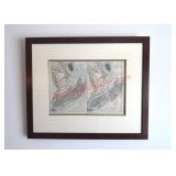 ENGAGEMENT OF SECESSIONVILLE SC FRAMED PRINT