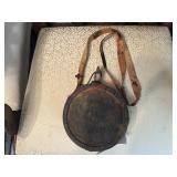 WOODEN CANTEEN W/ STRAP