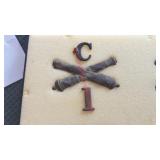 ARTILLERY CROSSED CANNONS. ENLISTED.