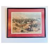 SHERIDAN'S CHARGE WINCHESTER - AMERICAN LITHOGRAPH