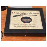 HENRY RIFLE CARTRIDGE IN DISPLAY BOX