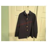 BLUE WOOL COAT W/ BUTTONS