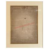 BOSTON PATRIOT NEWSPAPER - WASHINGTON'S DEATH
