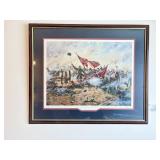 'THE HIGH WATER MARK' - GETTYSBURG - FRAMED PRINT