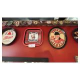 LOT  - PAINTED BAR TRAYS