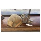 LOT - MILITARY HELMET & GAS MASK - UNTESTED