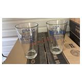 (12)  - 'ISLAND BRWING' PINT GLASSES