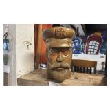 SEA CAPTAIN STATUE - WOODEN