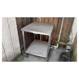 QUALITY!  ALL S/S TABLE W/ CASTERS
