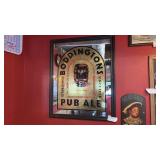 LARGE 'BODDINGTON'S' MIRROR & WHITBREAD SIGN