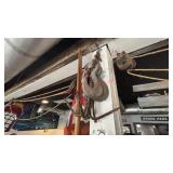 LOT - (2) HEAVY HOOKS, (1) GRAPPLING HOOK