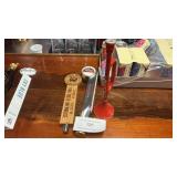 (3) BEER TAP HANDLES - STELLA, TRUMPET