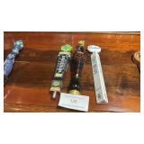(3) DRAFT BEER TAP HANDLES - ESB, CAROLINA