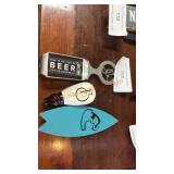 (3) BEER TAP HANDLES - COAST, 13, BEER