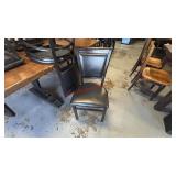 (6) DINING CHAIRS - METAL FRAMES