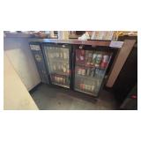 NICE!  AVANTCO 50' BACK BAR COOLER W/ CASTERS