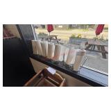 LARGE LOT - TOWEL HOLDERS W/ PAPER TOWELS