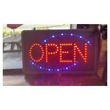 'OPEN' SIGN - WORKING