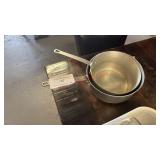 (2) SAUCE POTS W/ HANDLES