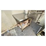30 X 36 S/S WORK TABLE - FAIR