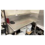 LEFT SIDE, CLEAN DISH TABLE