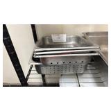 (4) 1/2 X 2' PERFORATED PANS - 1 FULL