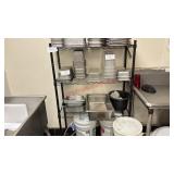 WIRE SHELF, BLACK - FAIR CONDITION