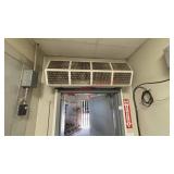 BERNER 40' AIR CURTAIN W/ DOOR SWITCH -  WORKING