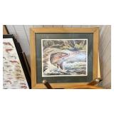 PRINT - 'BROOK TROUT' BY WM. J. SCHALDARACH