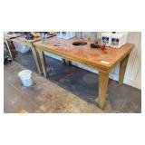 (2) 60 X 30 DINING TABLE W/ HOLE