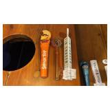 (3) DRAFT BEER TAP HANDLES - SHOCK TOP