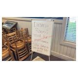 DRY ERASE BOARD W/ EASLE