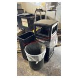 LOT - PLASTIC TRASH RECEPTICLES