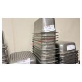 (6) 1/3 X 6' S/S HOTEL PANS