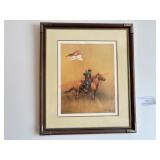 FRAMED ART - THE TROOPER - FRANK McCARTHY - COA
