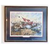 'THE HIGH WATER MARK' - GETTYSBURG - FRAMED PRINT