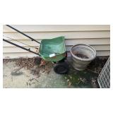 LOT - SPREADER & PLANTER