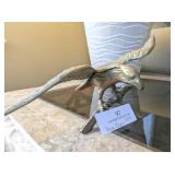 BRASS EAGLE STATUE - 11 X 4